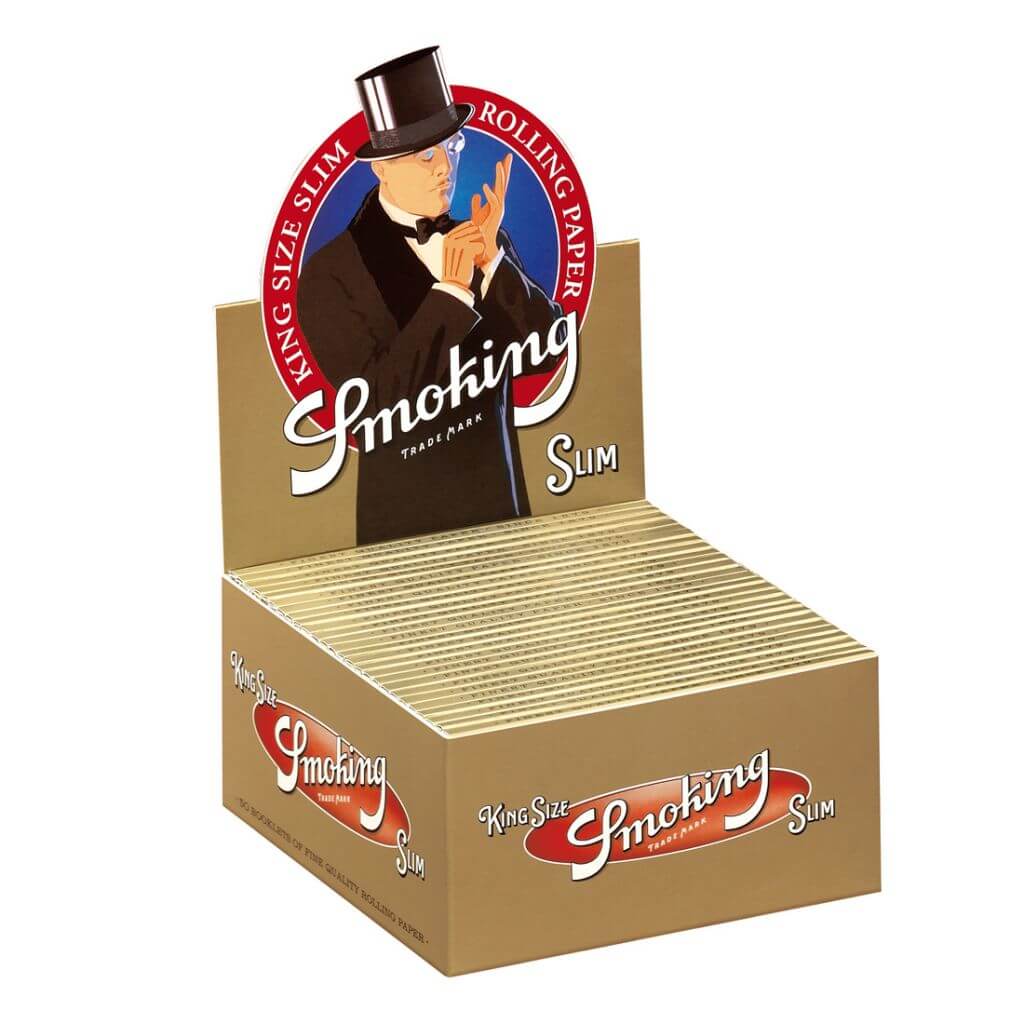 Smoking Gold Kingsize Slim Drehpapiere (50 Stück/Display)