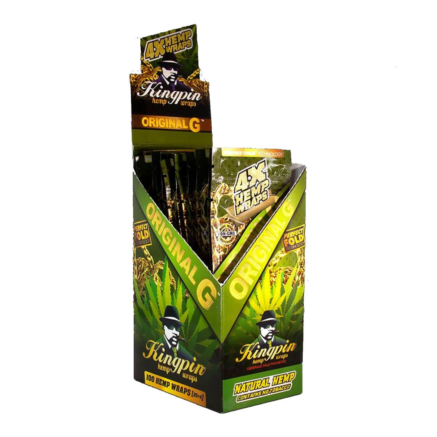 Kingpin Hemp Wraps Blunt Original (25 Stück/Display)