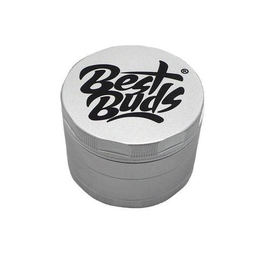 Best Buds Mighty Aluminium Grinder Silber 4-teilig (60 mm)