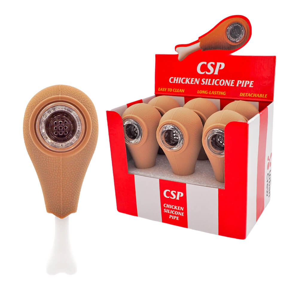 Silikonrohre für Hühnerfiguren mit abnehmbaren Teilen (6 Stück/Display)
