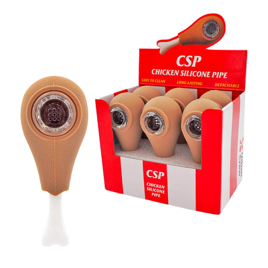 Silikonrohre für Hühnerfiguren mit abnehmbaren Teilen (6 Stück/Display)
