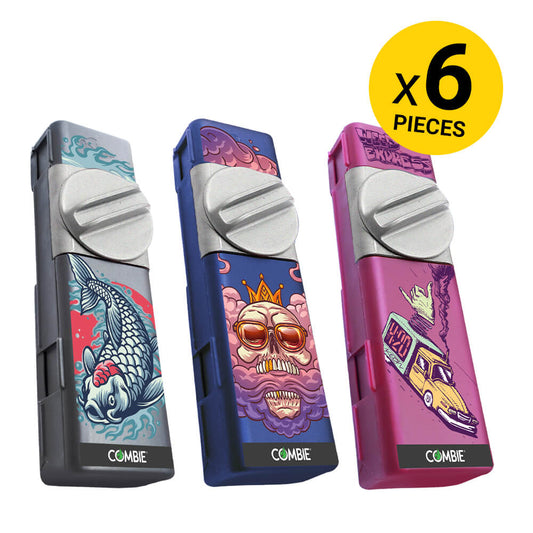 Combie All-In-One Aluminium-Taschenmühle Amigo (6 Stück/Display)