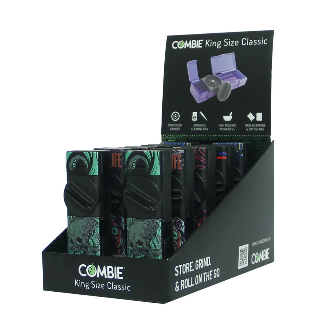 Combie All-In-One Pocket Grinder &#8211; Dark Monsters (10 Stück/Display)
