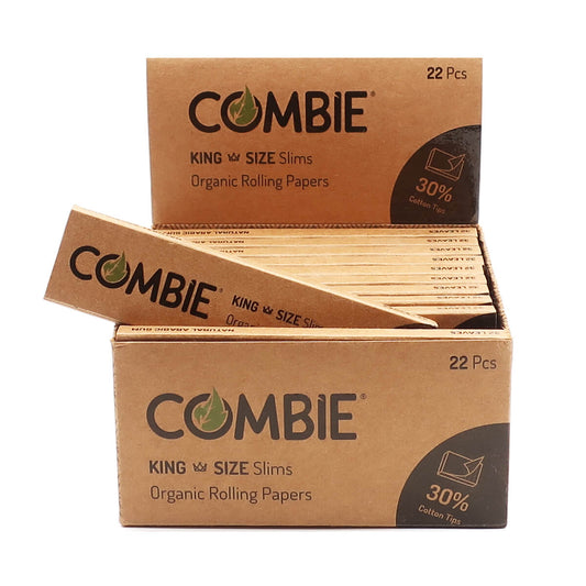 Combie KingSize Slim Zigarettenpapier + Tips (22 Stück/Display)