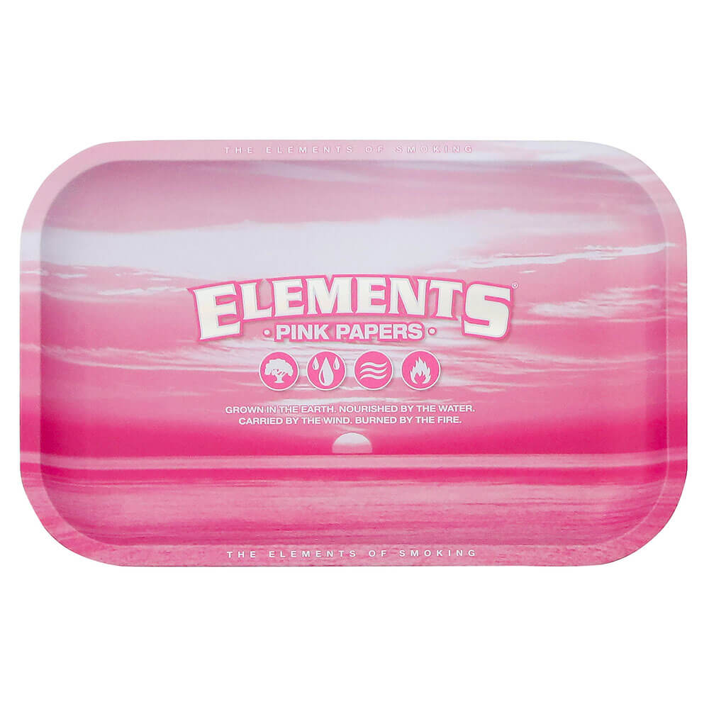 Elements Pink Medium Metall-Rolling-Tray