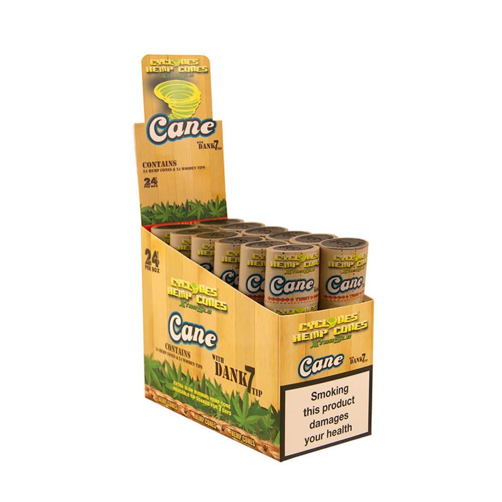 Cyclones Hanfzapfen Zuckerrohr (24 Stück/Display)