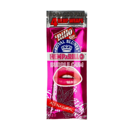 Hemparillo Hanf-Wraps Bubblegum x4 Blunts (15 Packungen/Display)