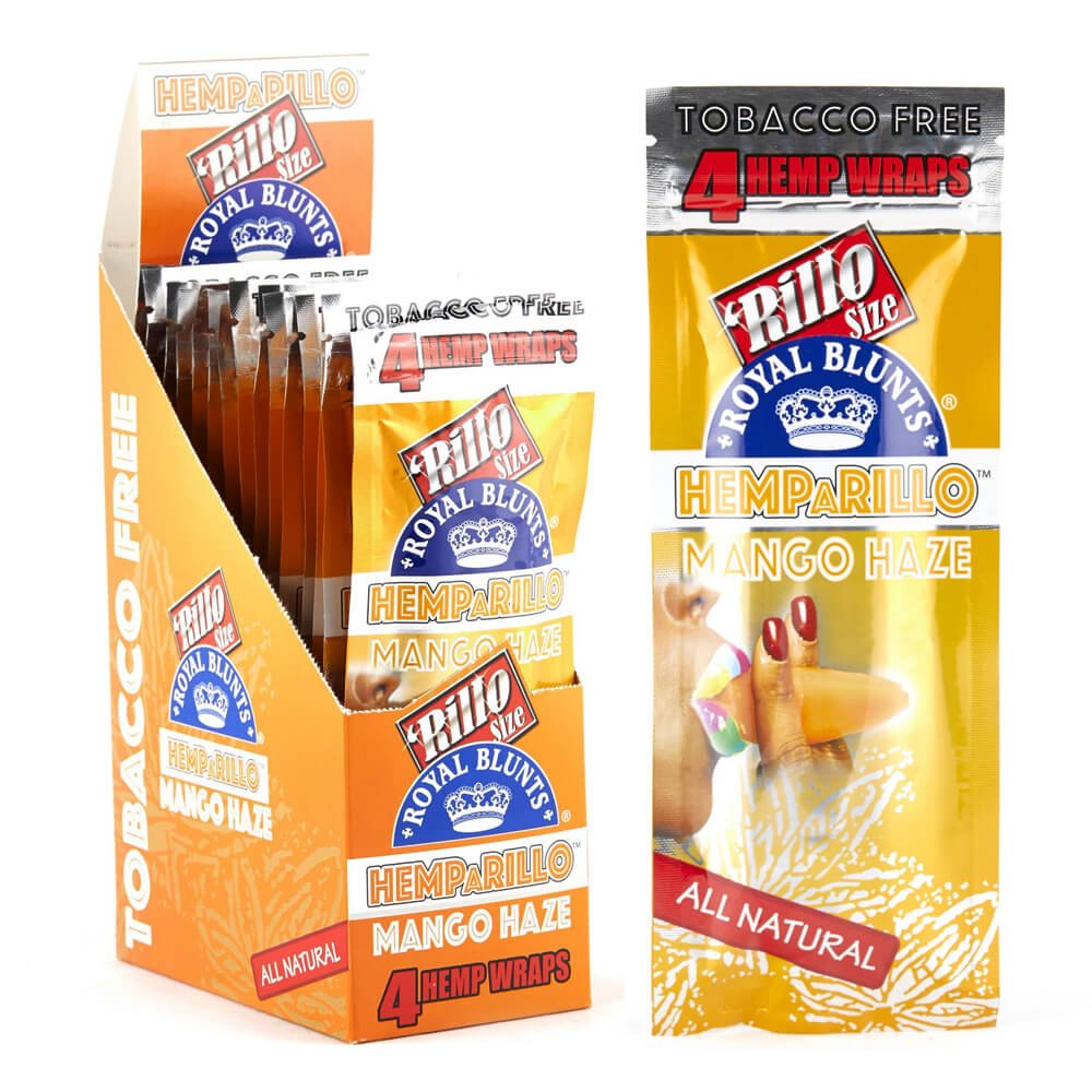 Hemparillo Hanf-Wraps Mango Haze x4 Blunts (15 Packungen/Display)