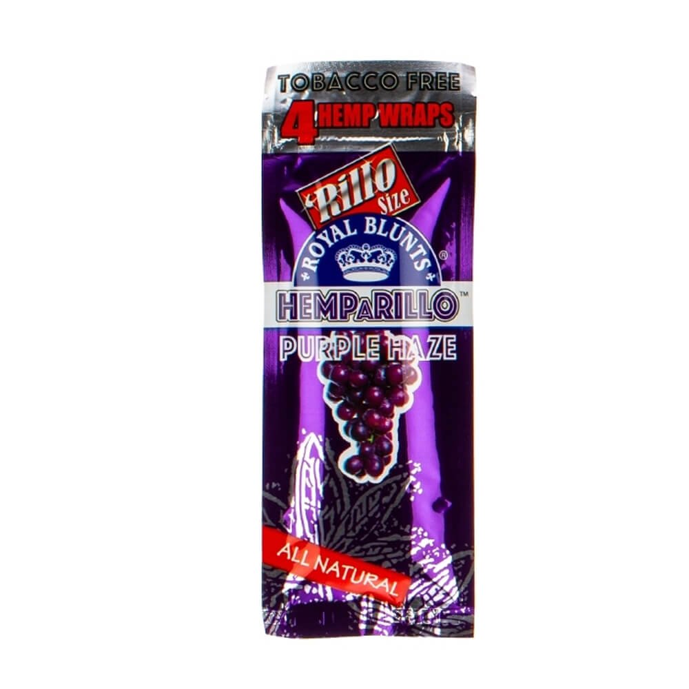 Hemparillo Hanf-Wraps Purple Haze x4 Blunts (15 Packungen/Display)
