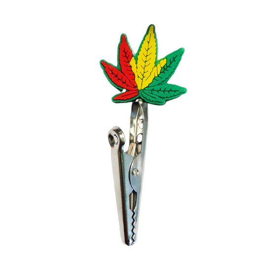 Metall-Silikon-Joint-Cutter Rasta Weed Leaf (12 Stück/Beutel)