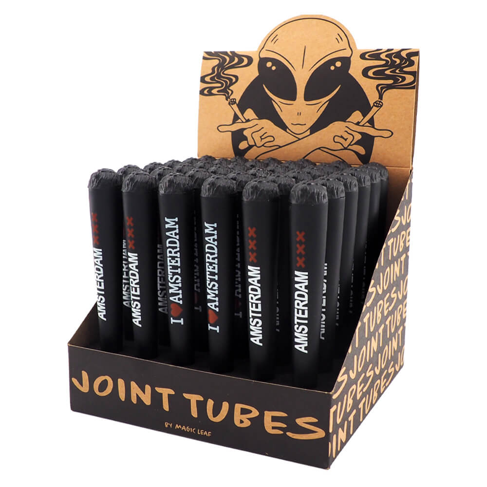 Joint Holders Amsterdam Cannabis Black (36 Stück/Display)