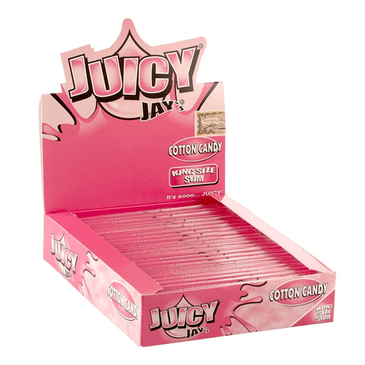 Juicy Jay Kingsize Cotton Candy Zigarettenpapier (24 Stück/Display)