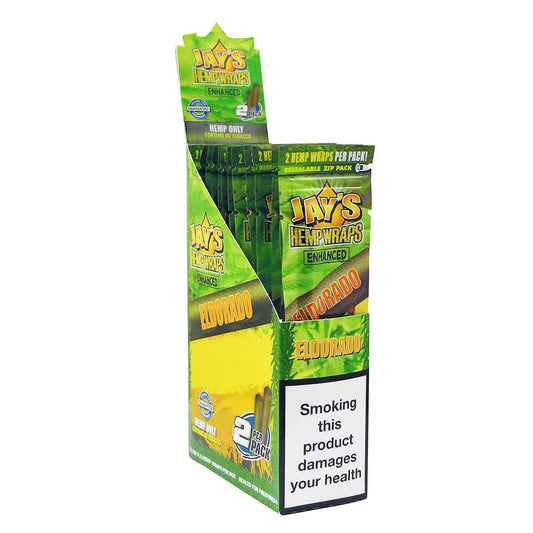 Juicy Jay's Hanf-Wraps Eldorado Ananas-Shake mit Terpenen (25 Stück/Display)