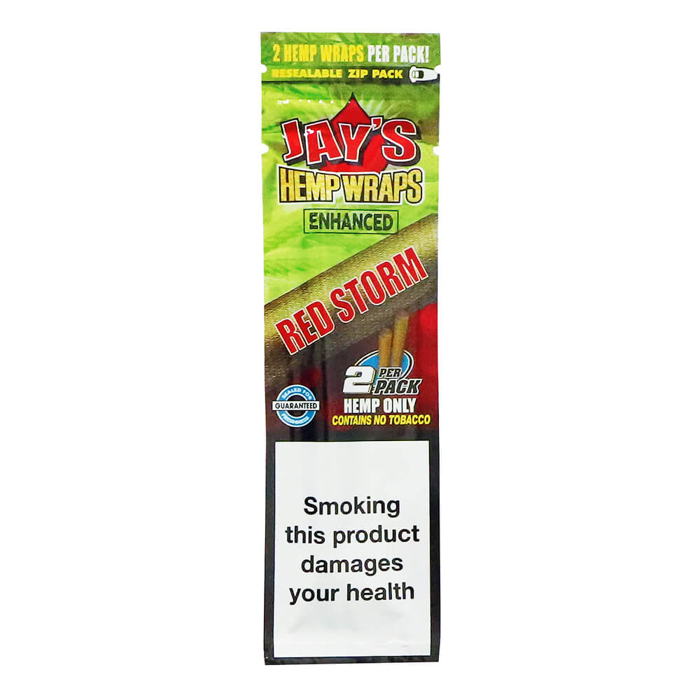 Juicy Jay's Hanf-Wraps Red Storm Cherry Pie mit Terpenen (25 Stück/Display)