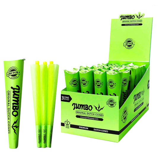 Jumbo King Size grüne Eistüten, 3 Stück pro Packung (32 Stück/Display)