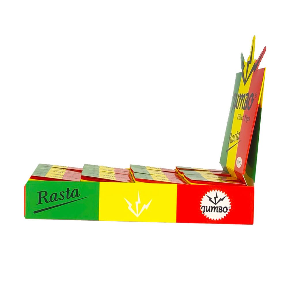 Jumbo Rasta Filter Tips (100 Stück/Display)