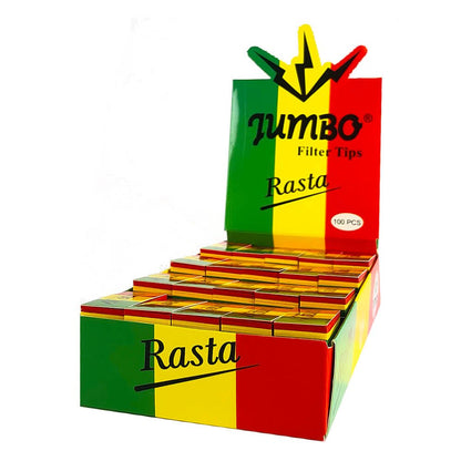Jumbo Rasta Filter Tips (100 Stück/Display)