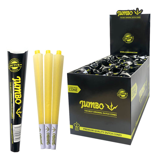 Jumbo King Size schwarze Eistüten, 3 Stück pro Packung (32 Stück/Display)