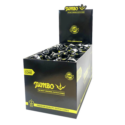 Jumbo King Size schwarze Eistüten, 3 Stück pro Packung (32 Stück/Display)