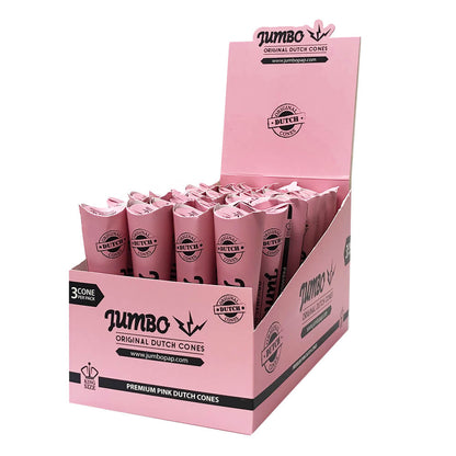 Jumbo King Size Pink Cones, 3 Stück pro Packung (32 Stück/Display)