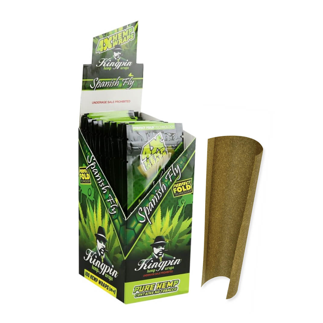 Kingpin Hanf-Wraps Blunt Spanish Fly (25 Stück/Display)