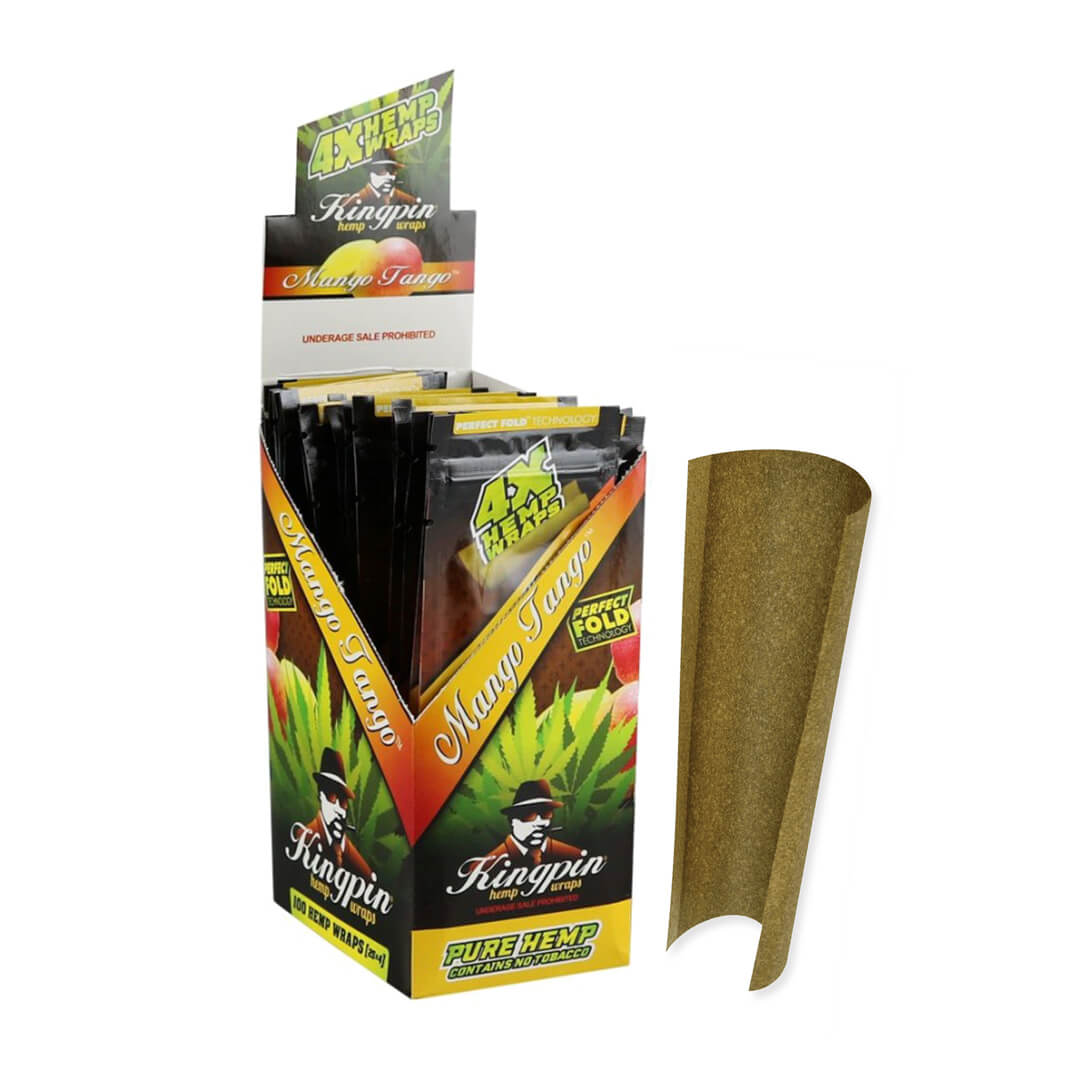 Kingpin Hemp Wraps Blunt Manic (25 Stück/Display)