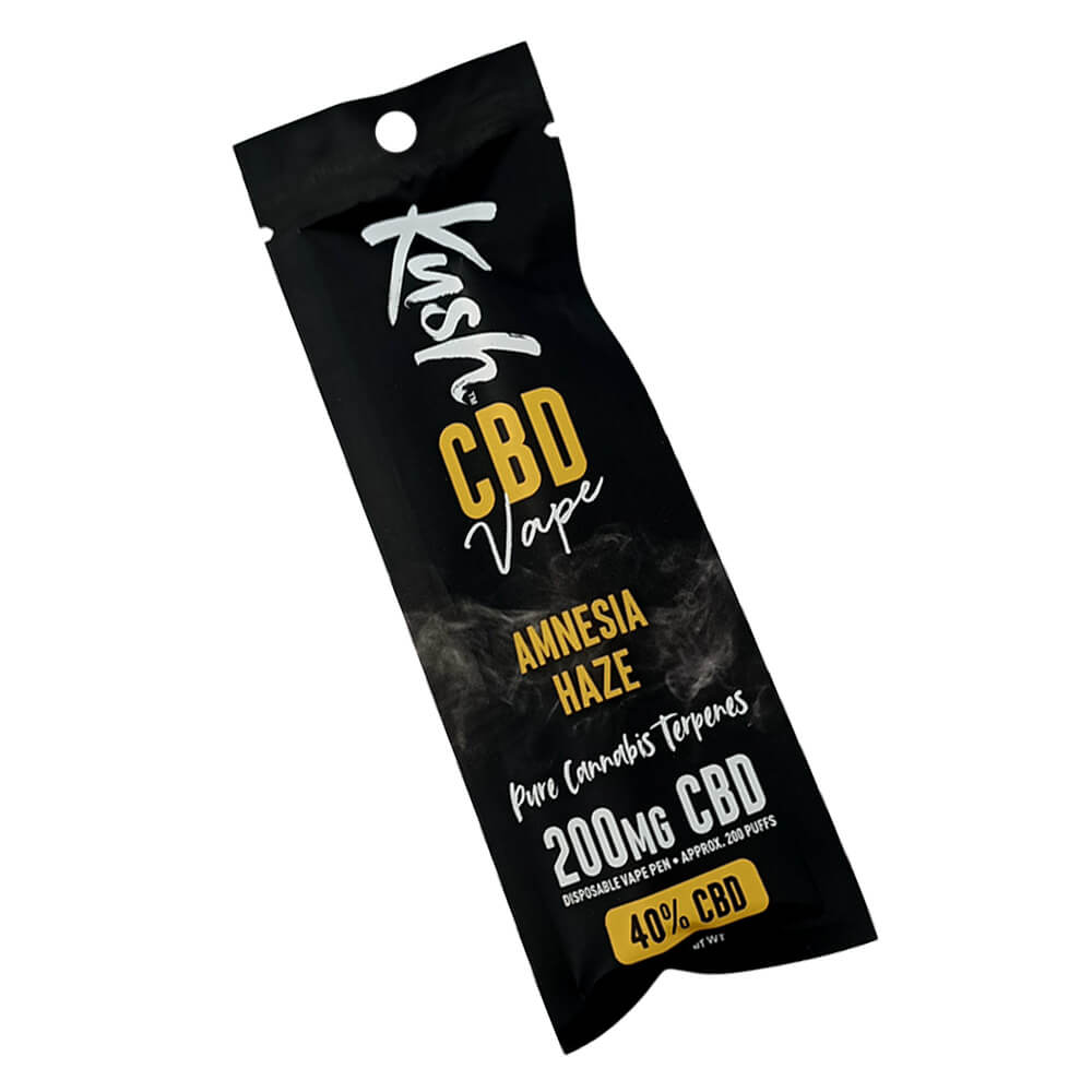 Kush CBD Vape Amnesia Haze 200mg CBD Einweg-Vape-Pen (10 Stück/Display)