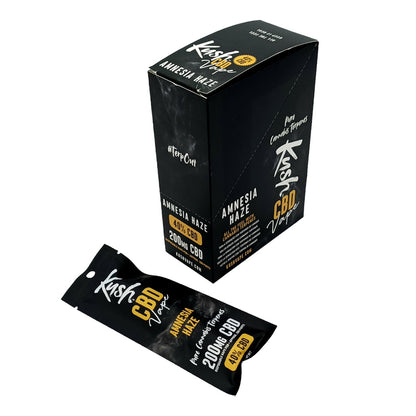 Kush CBD Vape Amnesia Haze 200mg CBD Einweg-Vape-Pen (10 Stück/Display)