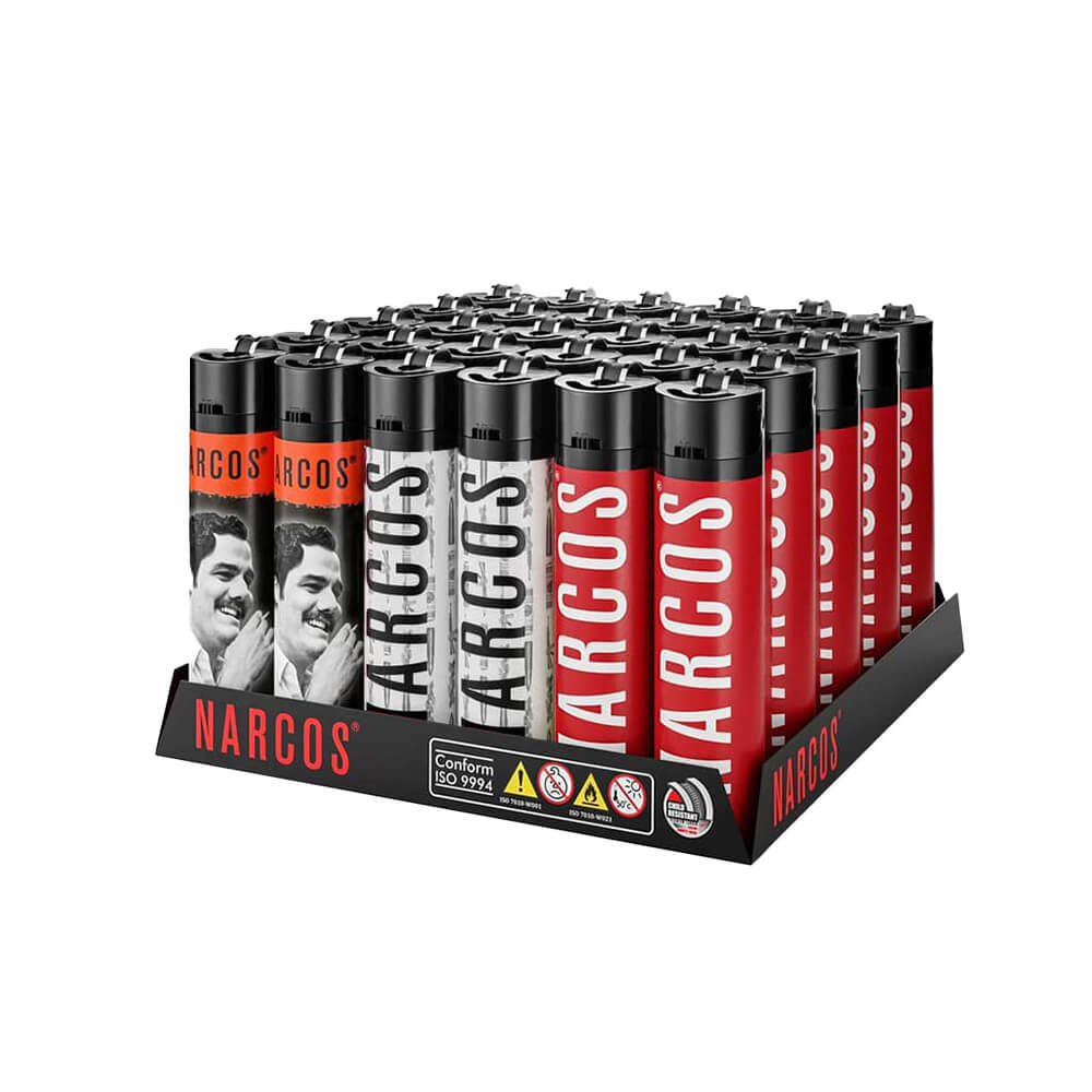 Narcos Feuerzeuge Design 3 (30 Stück/Display)