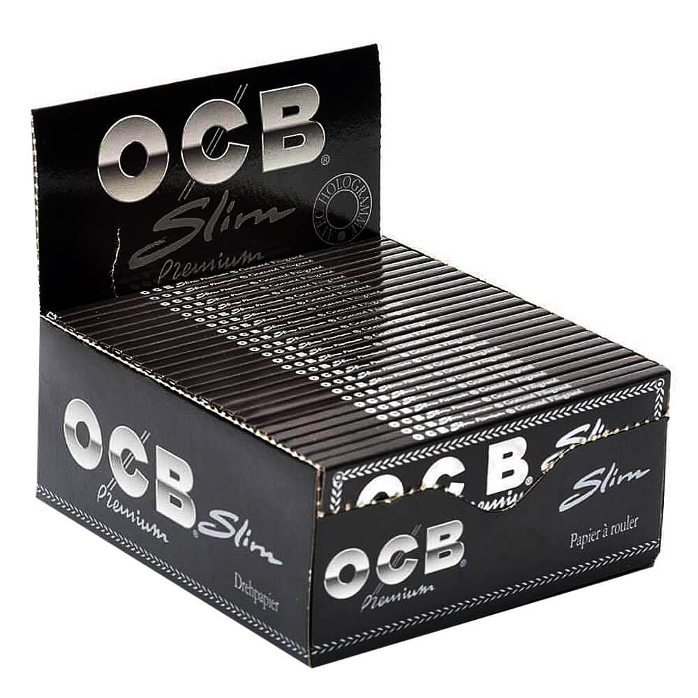 OCB Kingsize Slim Zigarettenpapier (50 Stück/Display)