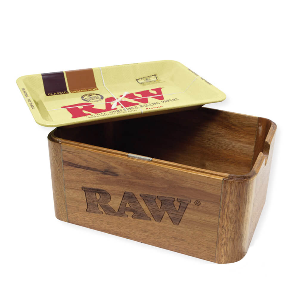 RAW Cache Box Mini-Tablett + Holzbox