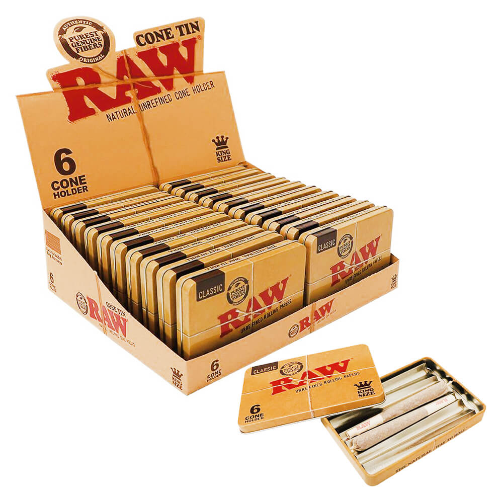 RAW Cone Tin Joint Holders aus Metall (20 Stück/Display)