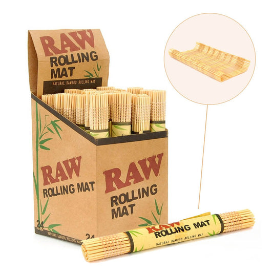 RAW Bambus-Rolling-Matte (24 Stück/Display)