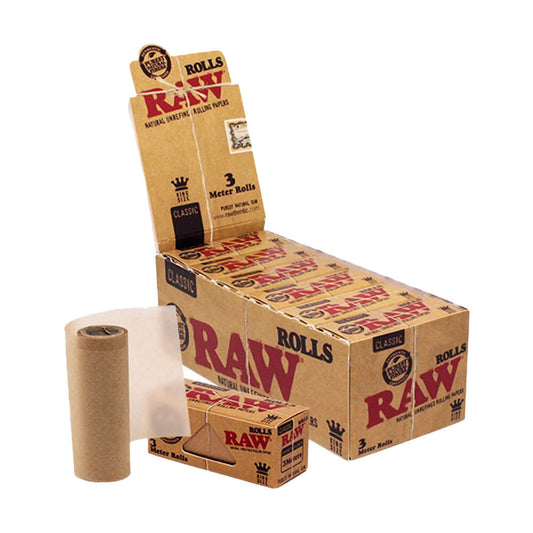 RAW Rollen 3 Meter schlank (12 Stück/Display)