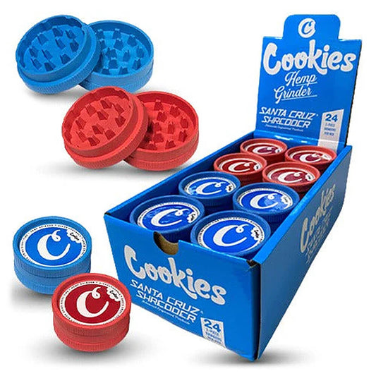 Santa Cruz Biologisch abbaubarer Grinder 2-teilig 55mm Cookies Edition (24 Stück/Display)