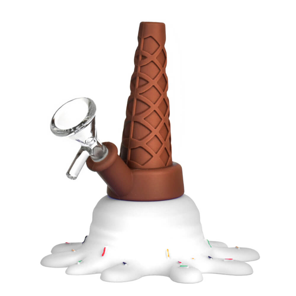 Eiscreme-Silikonrohr, weiß, 13 cm