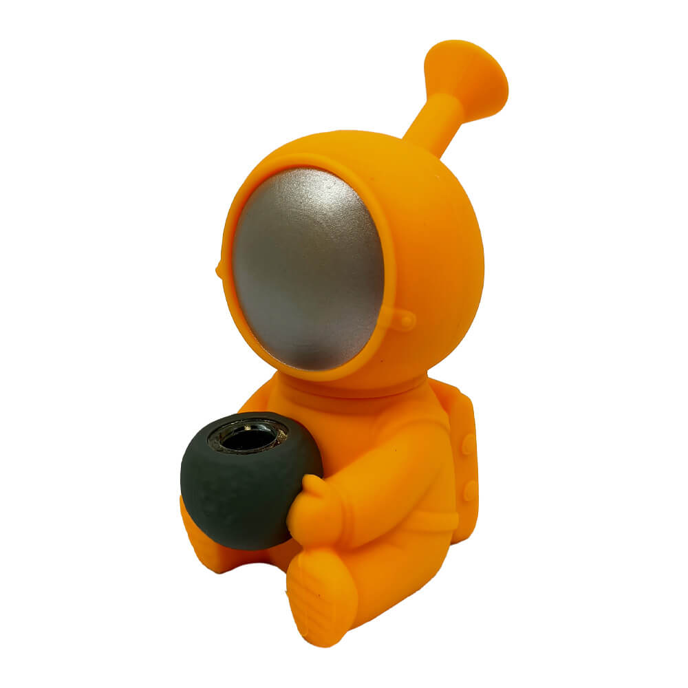 Spaceman Orange Silikon-Bong 15cm