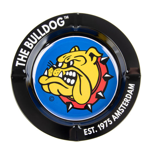 Der Bulldog Original Black Metal Aschenbecher
