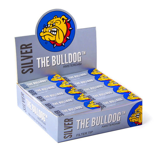 The Bulldog Original Silver Filter Tips (50 Stück/Display)
