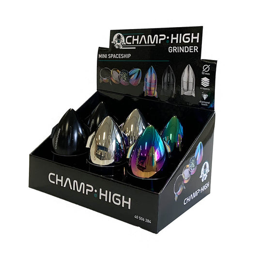 Champ High Herb Grinders Spaceship 50mm (6 Stück/Display)