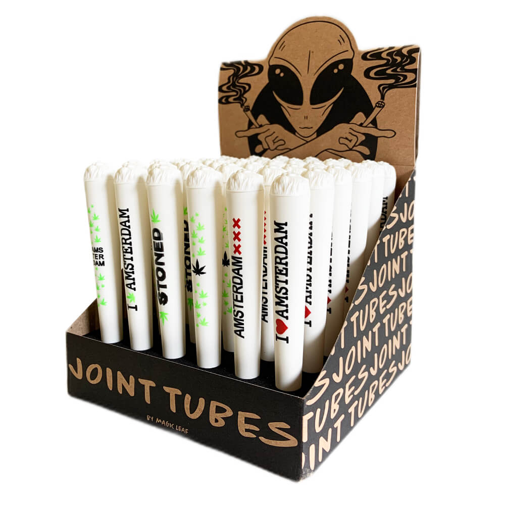 Joint Holders Amsterdam Cannabis White (36 Stück/Display)